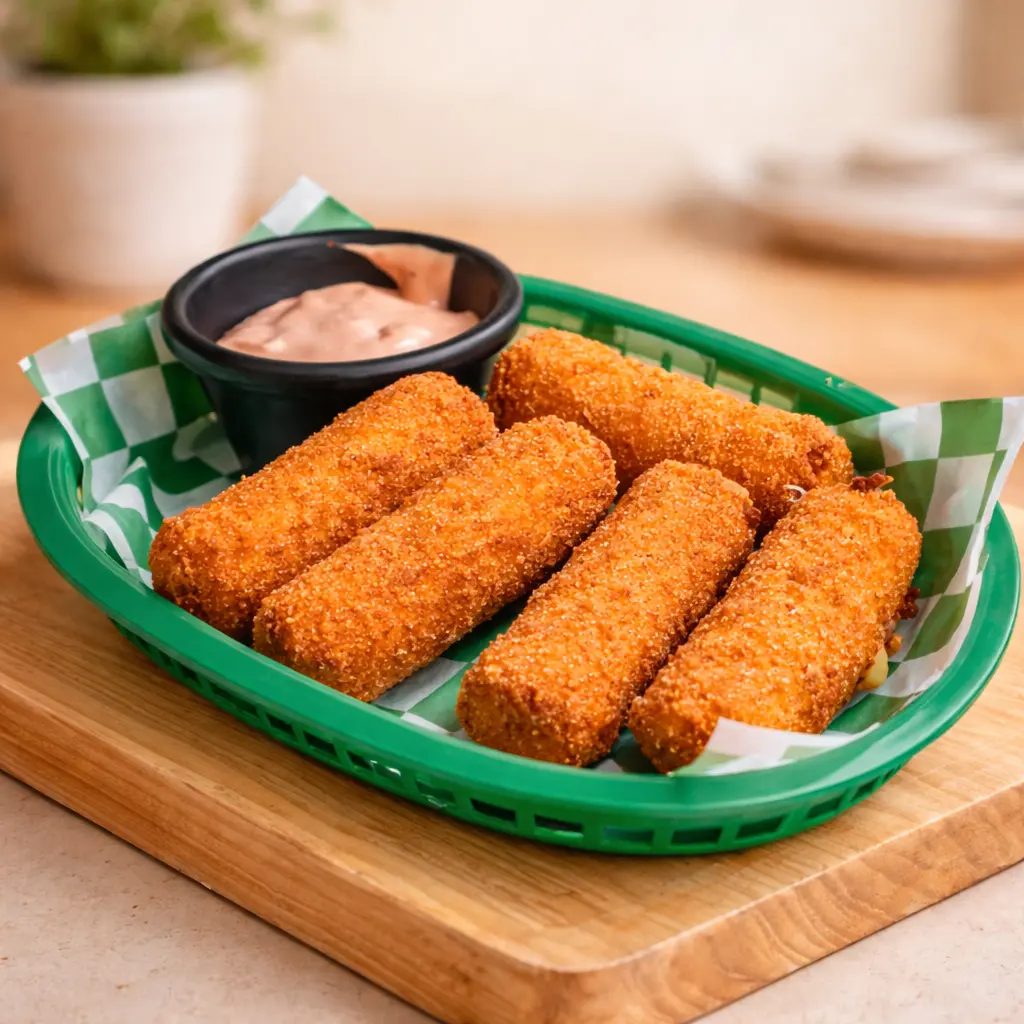 Dedos de queso crujientes en Mérida